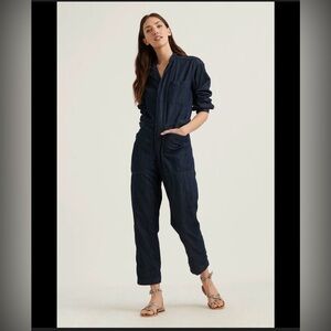 Lucky Brand Dark Blue Jumpsuit